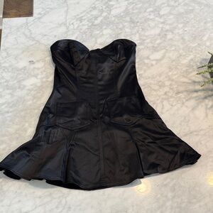 Like New Black Satin Dress
